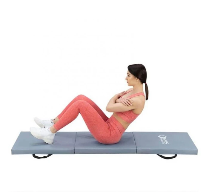 Gymnastická matrace HMS MGS02 skládací šedá 1800x600x500mm