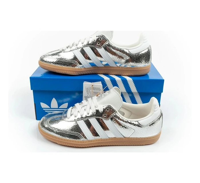 Adidas dámské sportovní boty Samba OG silver sneakers fashion leather dámské
