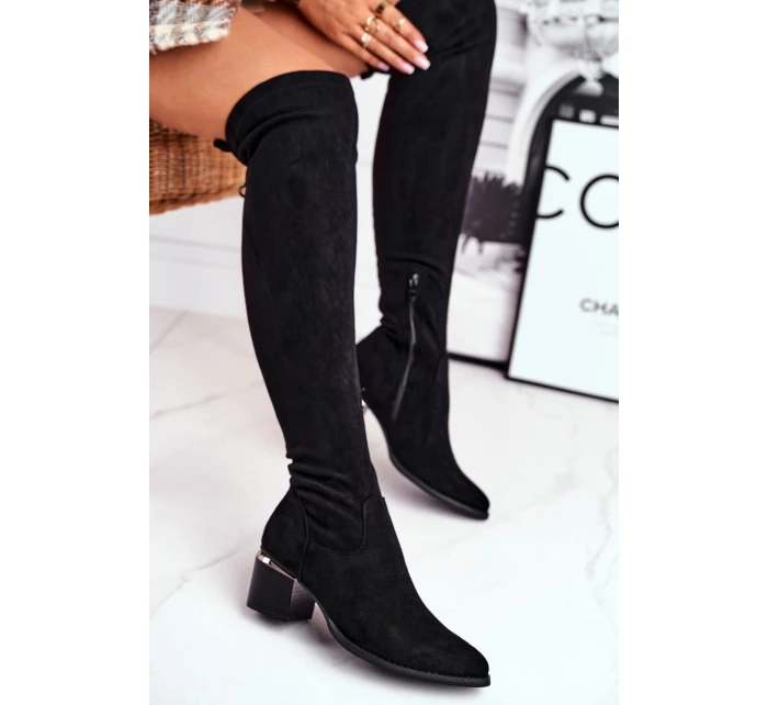 Dámské kozačky černé model 21541329 - Boto Dámské kozačky černé model 21541329 - Boto