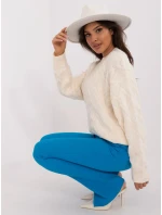 Sweter AT SW model 20459146 ecru - FPrice Sweter AT SW model 20459146 ecru - FPrice