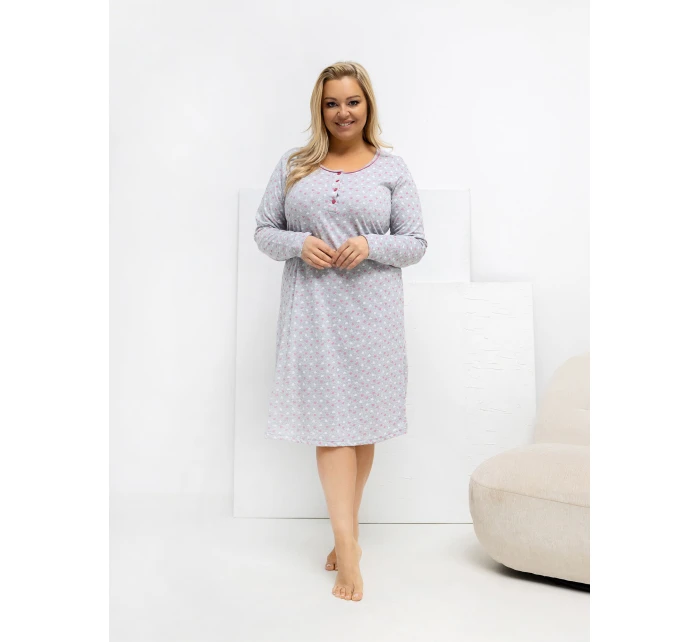 DU KN noční košile FP 605.69 šedá DU KN noční košile FP 605.69 šedá