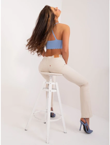 Spodnie jeans PM SP  jasny beżowy model 19716286 - FPrice