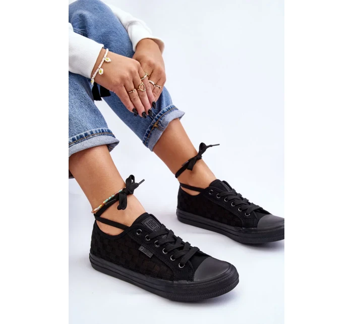 Klasické nízké tenisky Big Star LL274072 černé Klasické nízké tenisky Big Star LL274072 černé