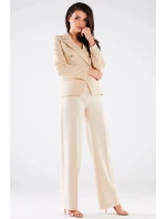 Dámské kalhoty A442 Béžová - Awama