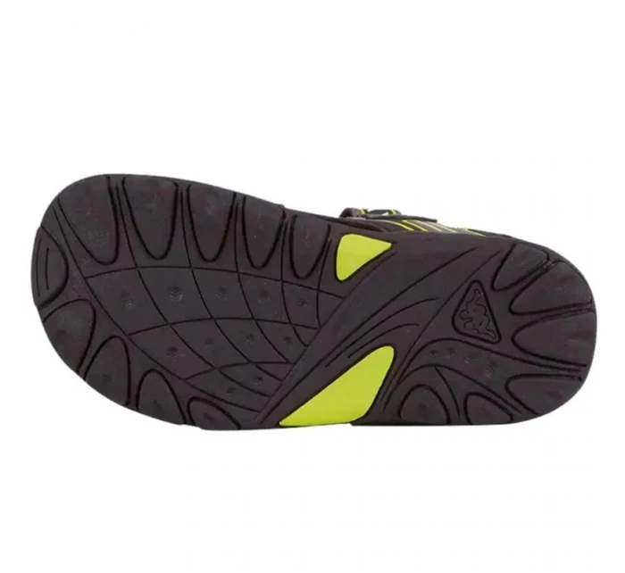 Dětské sandály K Černá se zelenou model 18758570 - Kappa Dětské sandály K Černá se zelenou model 18758570 - Kappa