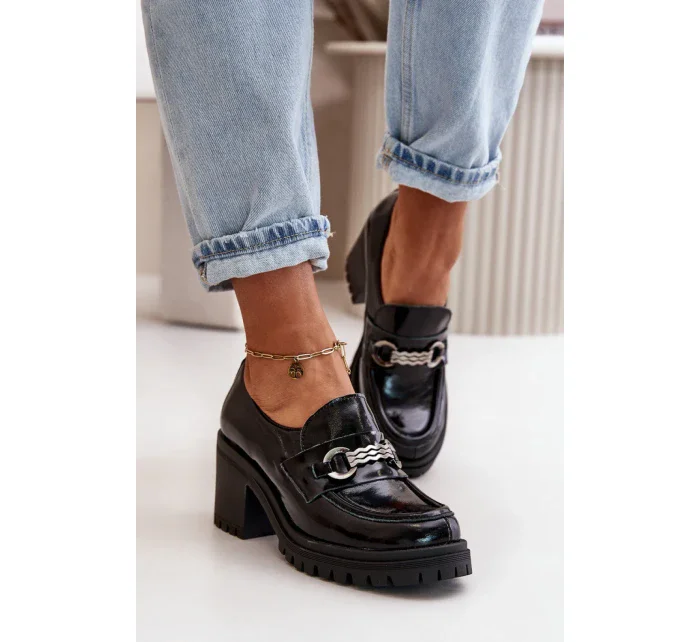 Polobotky na podpatku model 199810 Step in style Polobotky na podpatku model 199810 Step in style