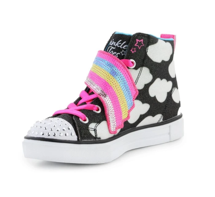 Boty Skechers Twinkle Toes: Twinkle Sparks - Shooting Star Jr 314775L-BKMT