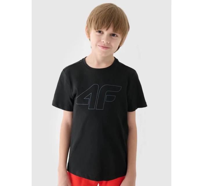 Chlapecké tričko s potiskem 4F Junior 4FJWMM00TTSHM1627-20S Chlapecké tričko s potiskem 4F Junior 4FJWMM00TTSHM1627-20S