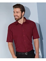 Daiber JN 680 Popelínová košile s krátkým rukávem 02.0680 red Daiber JN 680 Popelínová košile s krátkým rukávem 02.0680 red