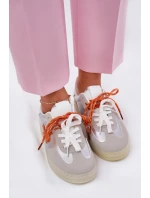 Nízké Dámské Sportovní Boty Stříbrné model 21685917 - Boto Nízké Dámské Sportovní Boty Stříbrné model 21685917 - Boto