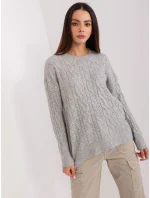 Sweter AT SW  szary model 18909209 - FPrice