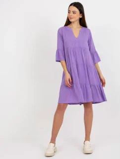 Dámské šaty model 18339354 fialové - FPrice