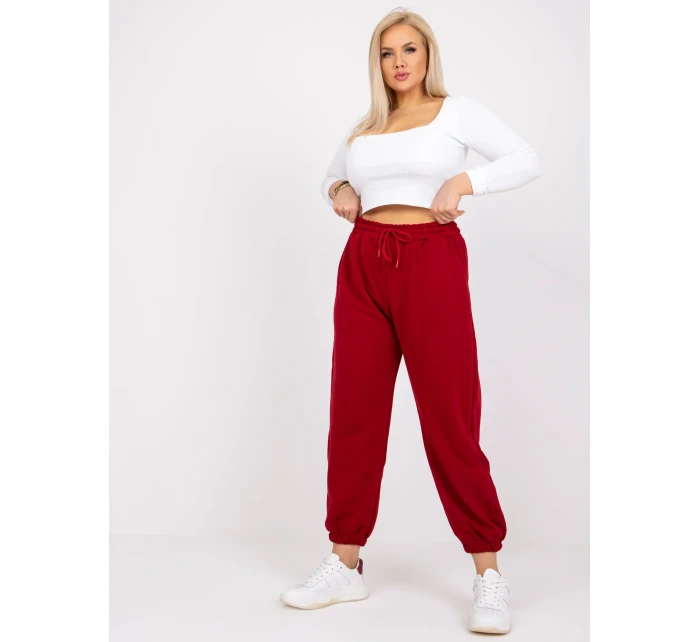 Tepláky RV DR 6331.86 kaštanová