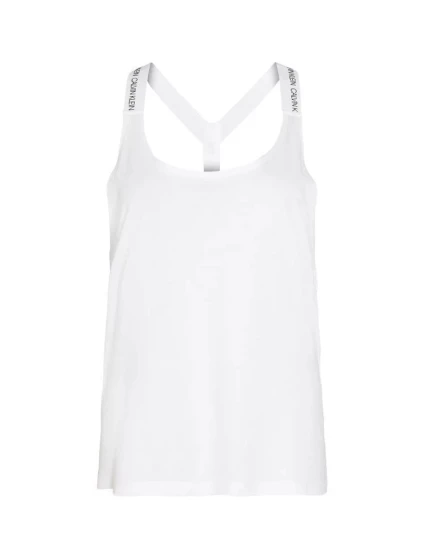 Plážový top KW0KW01002-YCD bílá - Calvin Klein Plážový top KW0KW01002-YCD bílá - Calvin Klein
