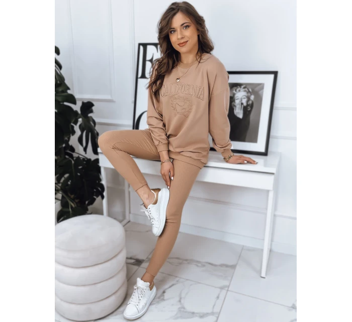 Dámské legíny CALIFORNIA TEAM beige FashionStreet UY1411