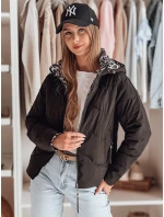 Dámská oboustranná přechodná bunda ZIBERKA černá FashionStreet TY4868 Dámská oboustranná přechodná bunda ZIBERKA černá FashionStreet TY4868