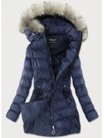 ZIMOWA KURTKA DAMSKA Z  GRANATOWA model 21241952 - SPEED.A