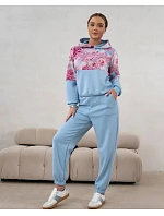 Sportovní souprava s květinovým motivem modrá model 22049186 - Moon