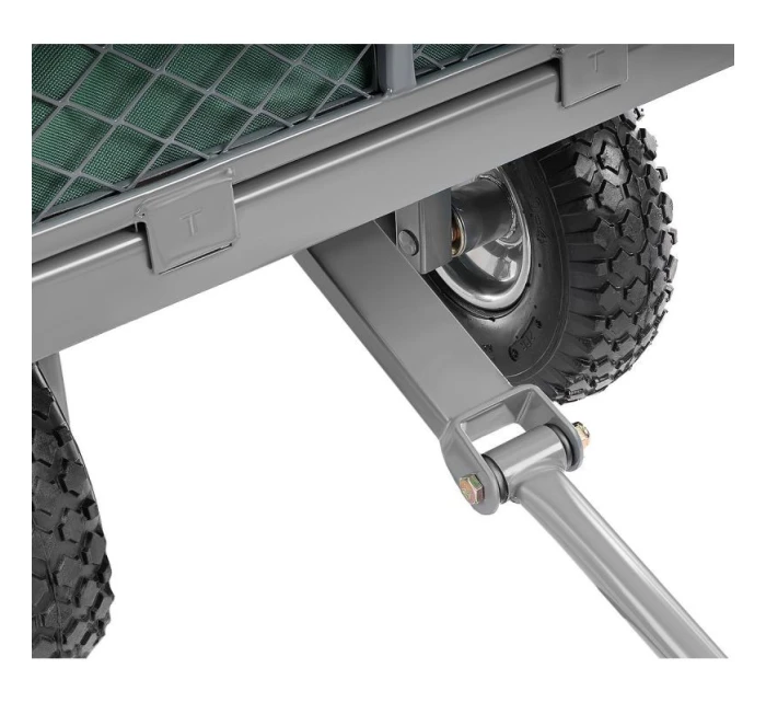 ZAHRADNÍ VOZÍK S PŘÍVĚSEM NA KOLEČKÁCH 270 KG