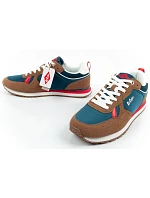 Lee Cooper sportovní obuv pánské tenisky módní pohodlné odolné tmavě modré hnědé