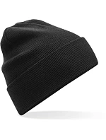 Beechfield B 45N Pletená čepice z bio bavlny 53.045N black