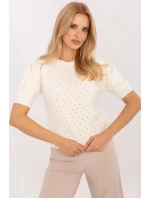 Svetr s krátkým rukávem  model 216777 Factory Price