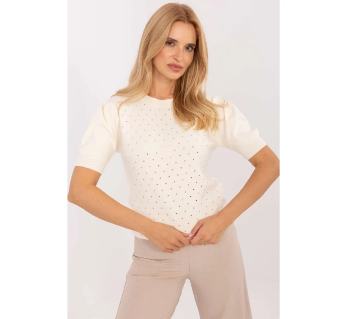 Svetr s krátkým rukávem  model 216777 Factory Price