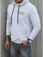 Pánská šedá mikina FashionStreet BX5462 Pánská šedá mikina FashionStreet BX5462