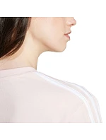 Tričko adidas Essentials 3-Stripes Single Jersey Crop Top W IY4227