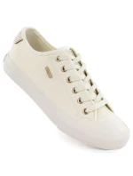 Dámské nízké tenisky textilní béžové Big Star TT274004 Dámské nízké tenisky textilní béžové Big Star TT274004