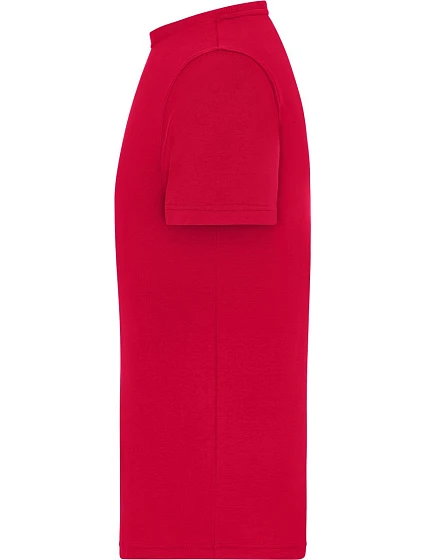 Pánské bio tričko s jemným žebrováním 02. red model 22446027 - Daiber Pánské bio tričko s jemným žebrováním 02. red model 22446027 - Daiber