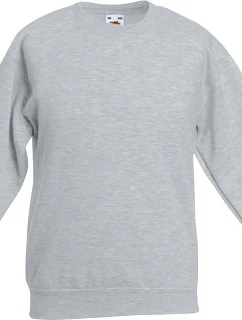 Fruit of the Loom Classic Kids Set-In Sweat Dětská mikina 16.2041 heather grey
