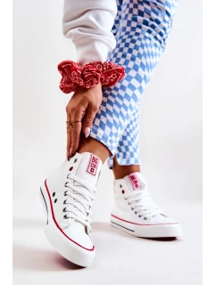 Vysoké Tenisky Big Star JJ274127 Bílý