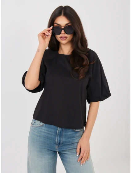 Bluzka model 22024878 czarny - FPrice Bluzka model 22024878 czarny - FPrice