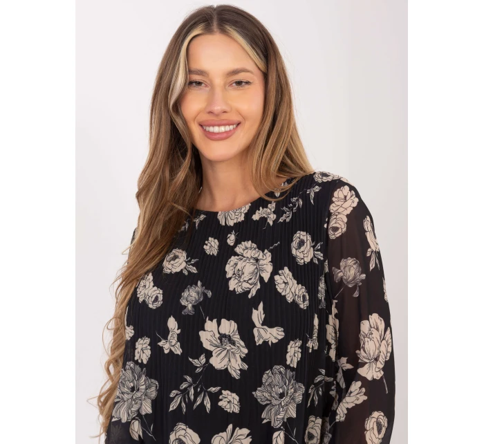 Halenka DHJ BZ 8643 1.37P černá a béžová