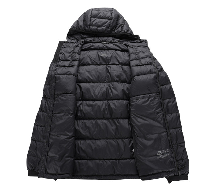 Pánská zimní péřová bunda s dwr ALPINE PRO ROGIT black
