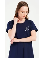 Dámská noční košile s krátkým rukávem model 20911539 - Vienetta Dámská noční košile s krátkým rukávem model 20911539 - Vienetta