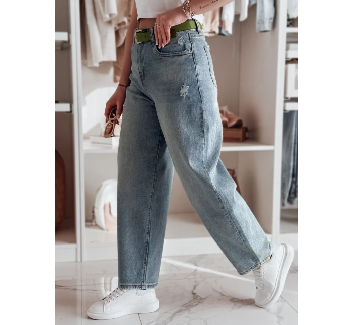 Dámské džínové kalhoty WIDELEGS modré FashionStreet UY2472 Dámské džínové kalhoty WIDELEGS modré FashionStreet UY2472