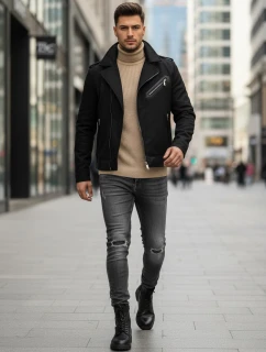 Pánská zimní bunda ramones černá model 21995403 - Dstreet