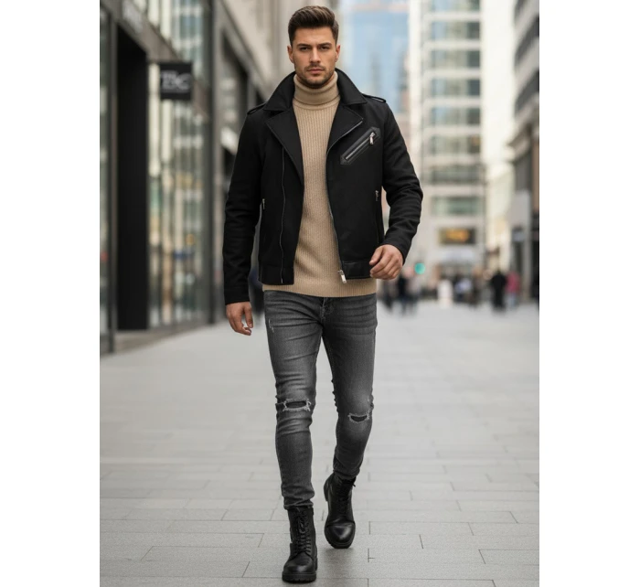 Pánská zimní bunda ramones černá model 21995403 - Dstreet