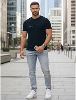FashionStreet pánské tmavě modré bavlněné tričko NX5123R FashionStreet pánské tmavě modré bavlněné tričko NX5123R