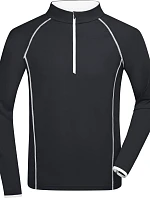 Daiber JN 498 Pánské funkční tričko s dlouhým rukávem 02.0498 black/white