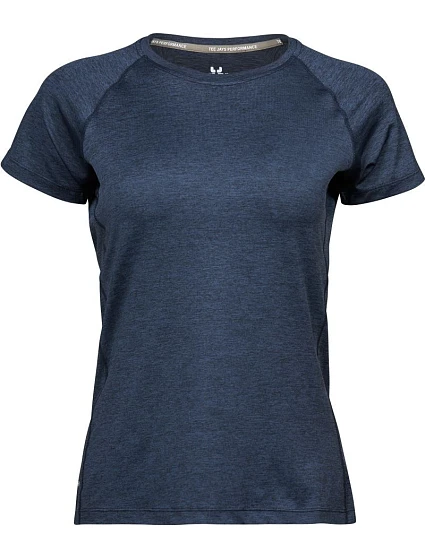 Tee Jays TJ 7021 Dámské sportovní tričko CoolDry 18.7021 navy melange Tee Jays TJ 7021 Dámské sportovní tričko CoolDry 18.7021 navy melange