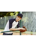 Flexfit 6089M 6 panelová Snapback kšiltovka 55.6089 red/black
