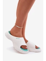 Pěnové Dámské Pantofle Big Star model 21694551 Bílé - Big Star Shoes Pěnové Dámské Pantofle Big Star model 21694551 Bílé - Big Star Shoes