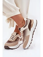 Dámské tenisky na platformě Hnědé model 22099924 - Boto Dámské tenisky na platformě Hnědé model 22099924 - Boto