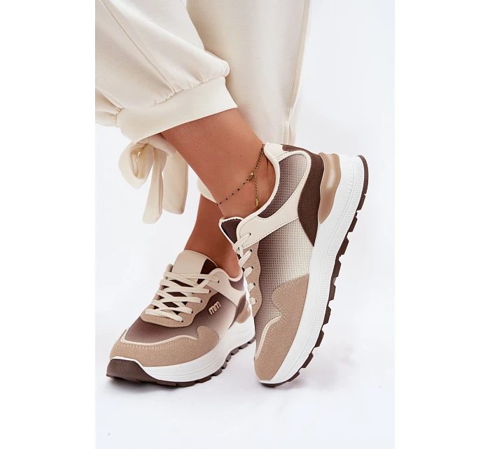 Dámské tenisky na platformě Hnědé model 22099924 - Boto Dámské tenisky na platformě Hnědé model 22099924 - Boto