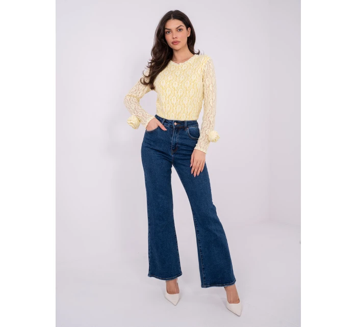 Bluzka IT BZ model 21807995 jasny żółty - FPrice Bluzka IT BZ model 21807995 jasny żółty - FPrice