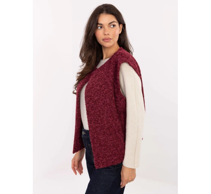 Kamizelka IT KZ model 21334903 bordowy - FPrice Kamizelka IT KZ model 21334903 bordowy - FPrice