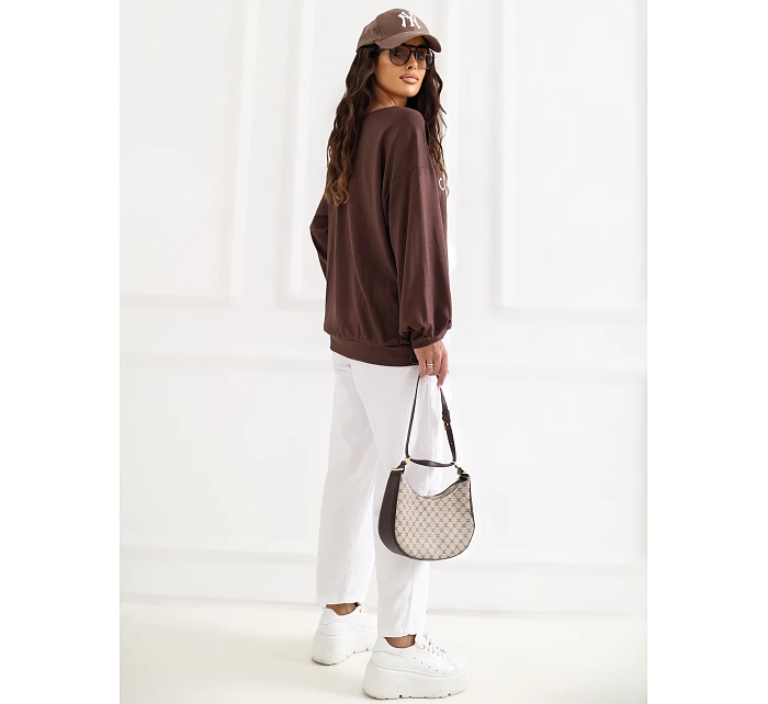 Bluza RV BL model 22084276 ciemny brązowy - FPrice